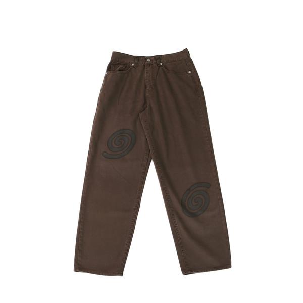 SPIRAL LOGO PANTS ( Brown )