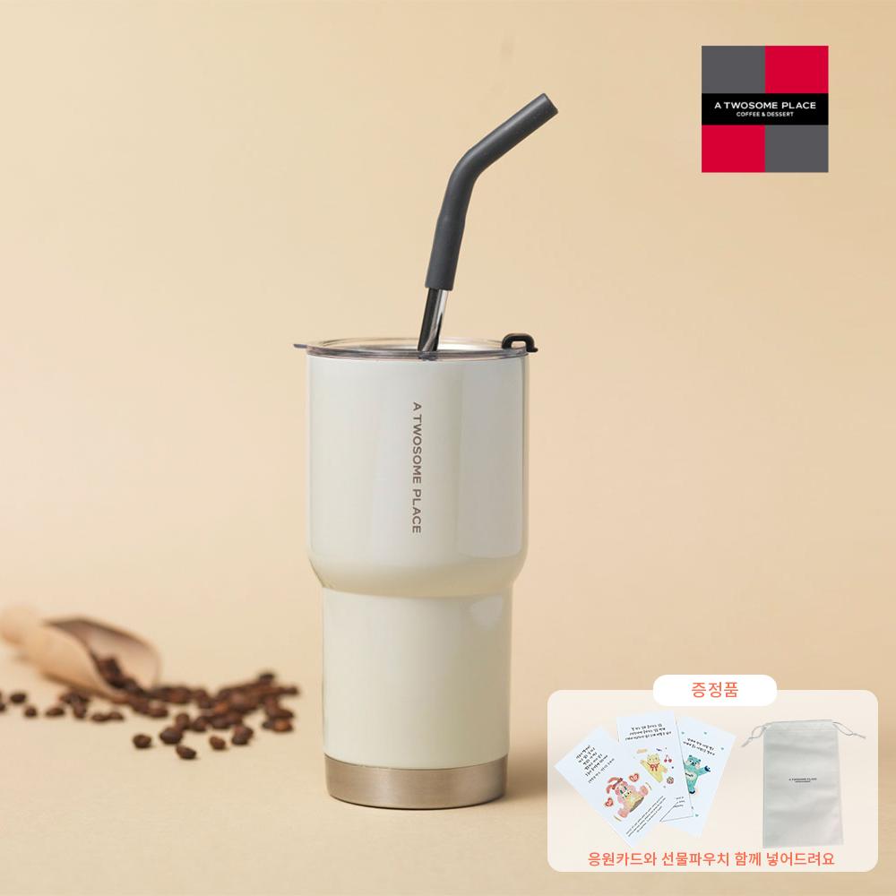 [응원선물세트] 투썸 DT 텀블러 (화이트) 591ml + 응원카드 증정