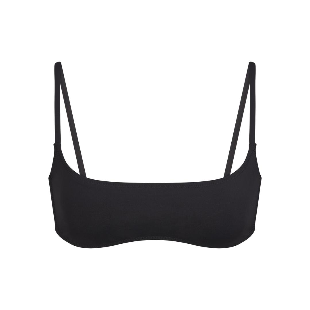 SIGNATURE SWIM MICRO SCOOP BIKINI TOP | ONYX