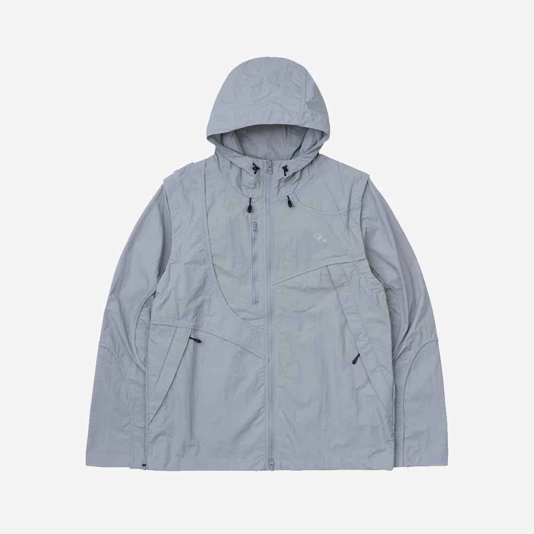 Sansan Gear 2Way Wave Jacket Blue Grey - 24SS