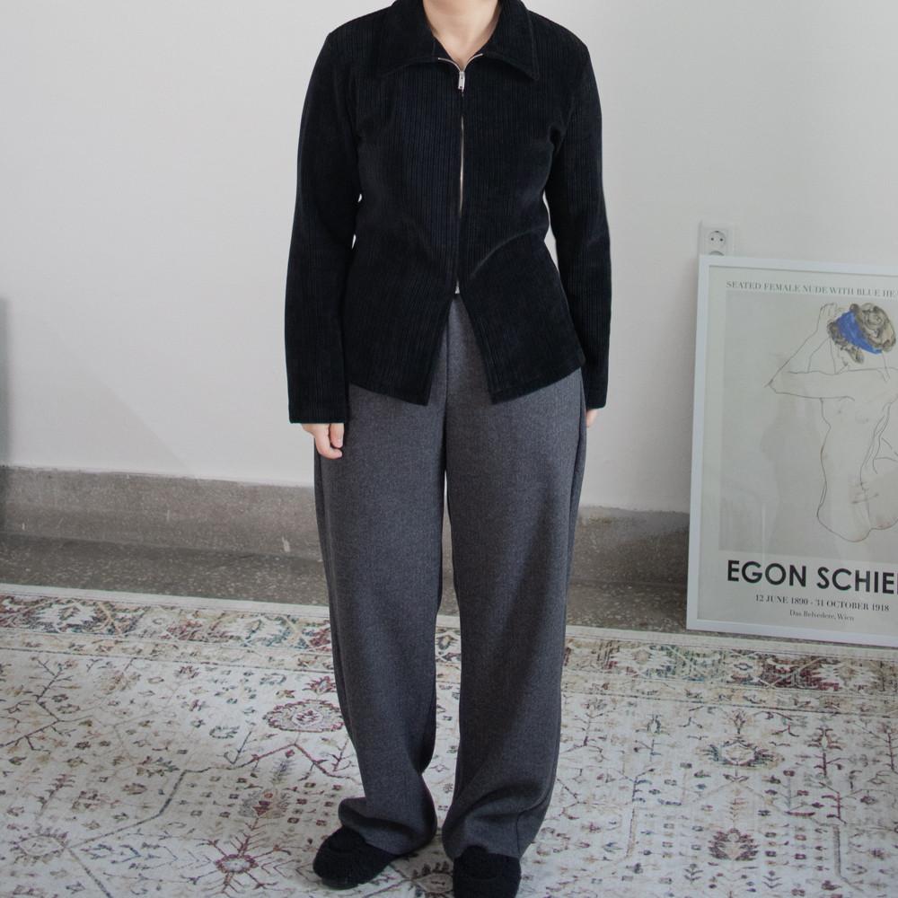 양기모 따뜻 밴딩 기모 팬츠 ( 크림 차콜 블랙 ) 바지