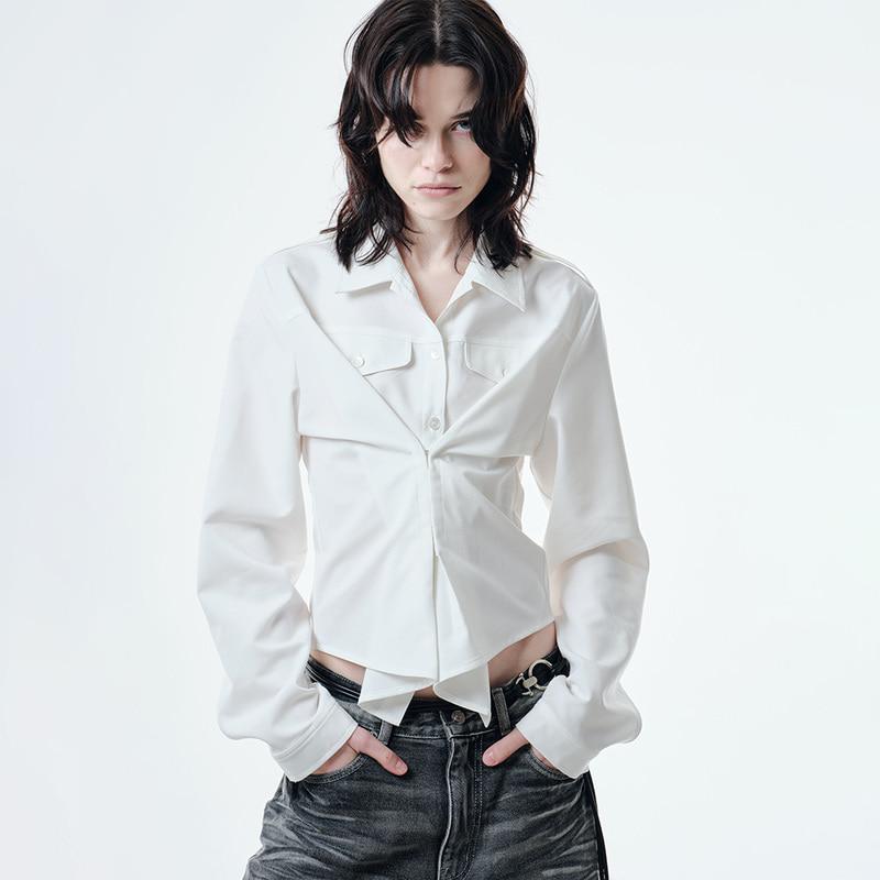 ARO CORSET SHIRT (WHITE)
