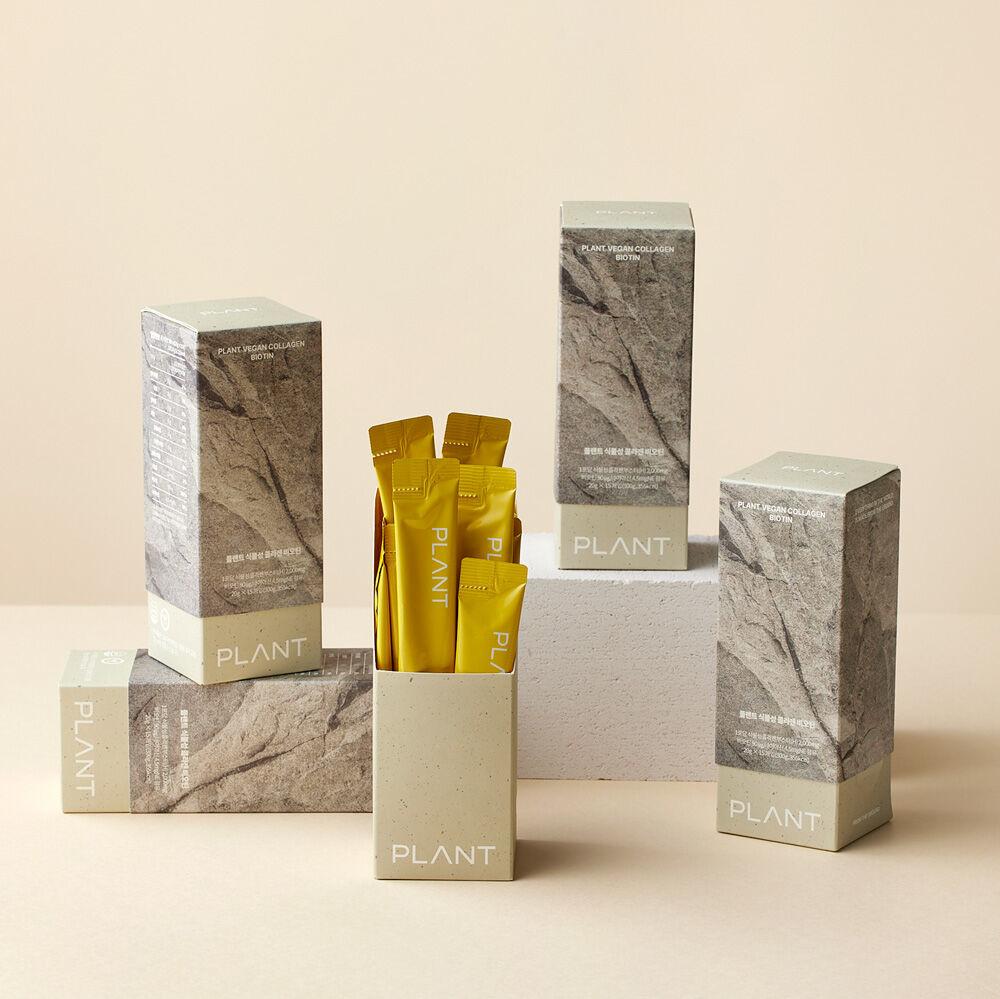 플랜트 식물성  비건 콜라겐 비오틴 4BOX