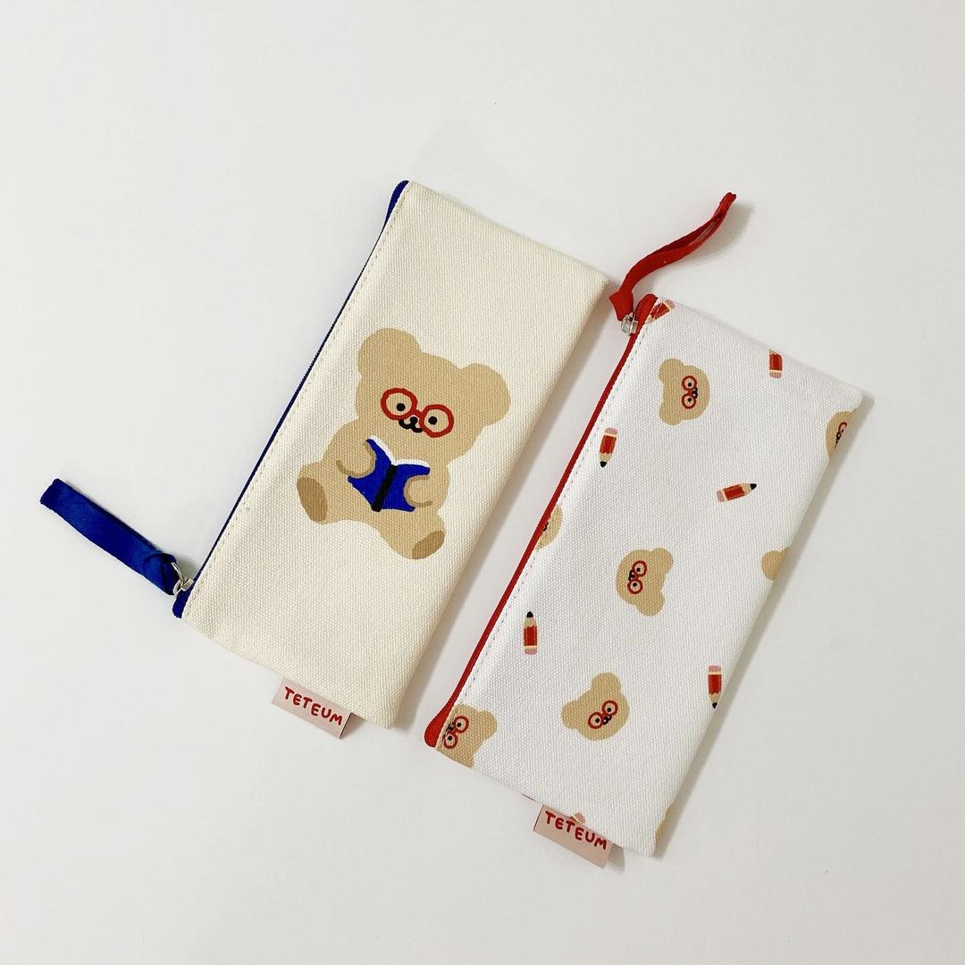 COTTON PENCIL CASE