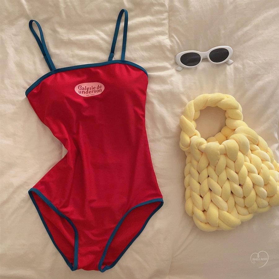 디어앤무드 젤리빈 스퀘어넥 모노키니[수영복/비치웨어/워터밤/흠뻑쇼/페스티벌/커버업/빅사이즈/바캉스룩/호캉스룩]