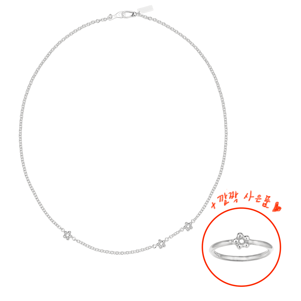 르슈슈 꽃덩굴 목걸이