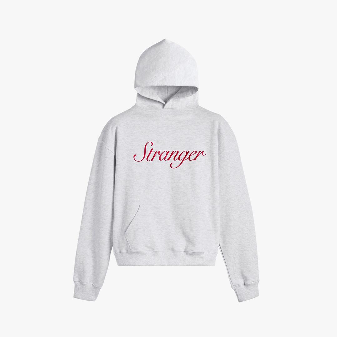 Stranger Essential Hoodie (White Melange)