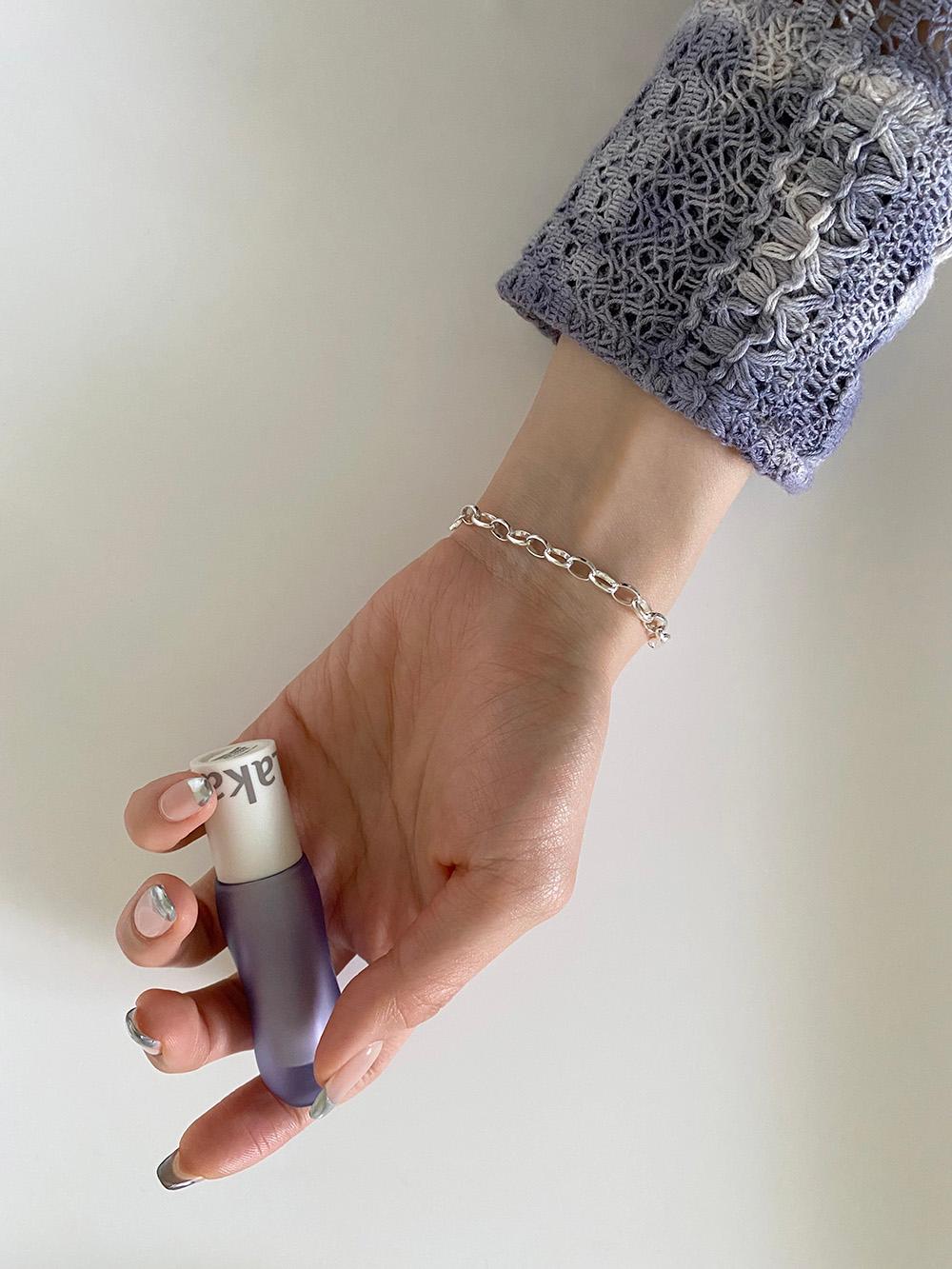 [92.5 silver] standard chain bracelet