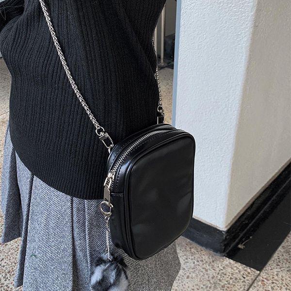 틴즈 체인 포켓 미니 크로스백