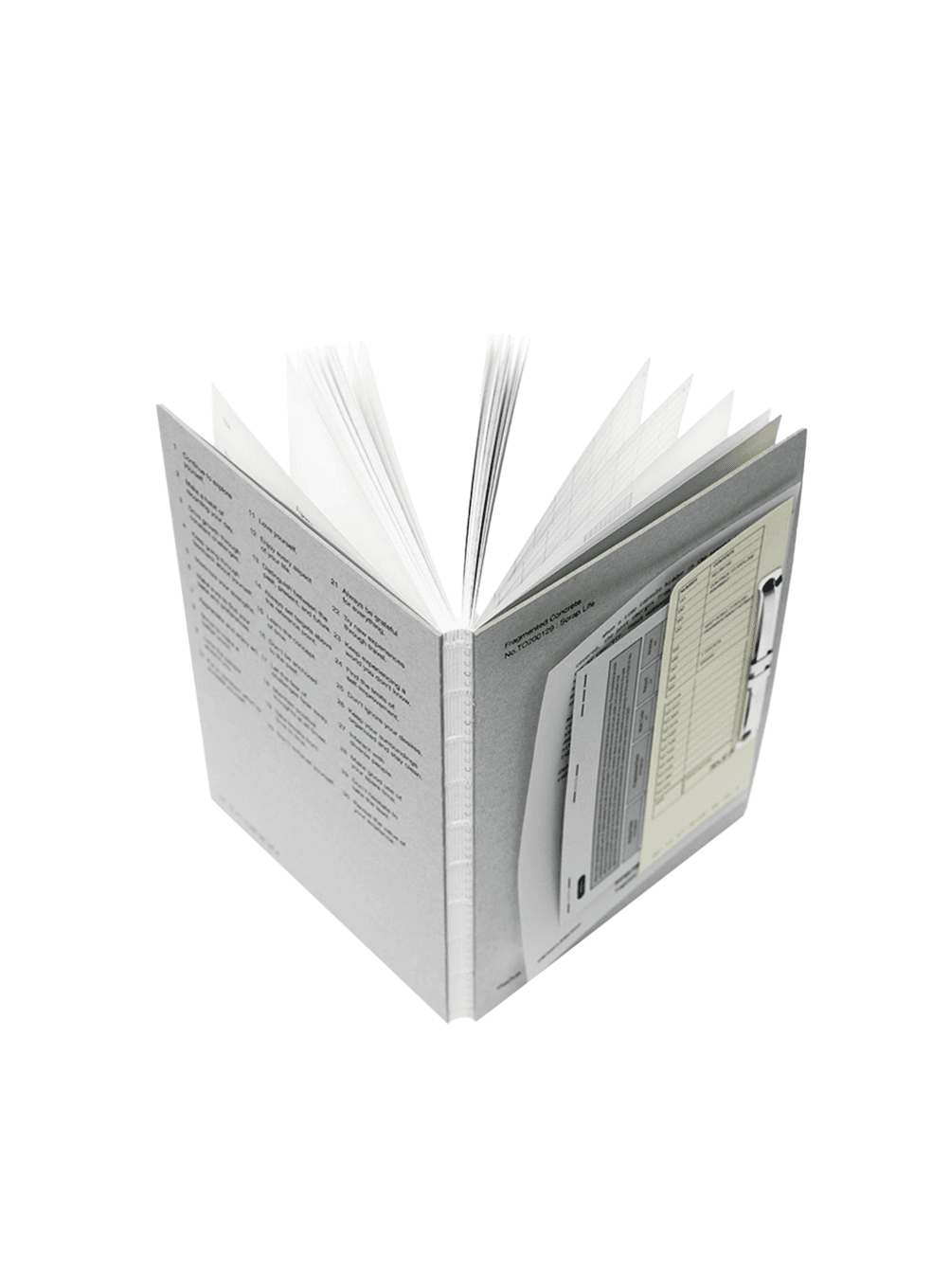 Fragmented Concrete Scrap Book