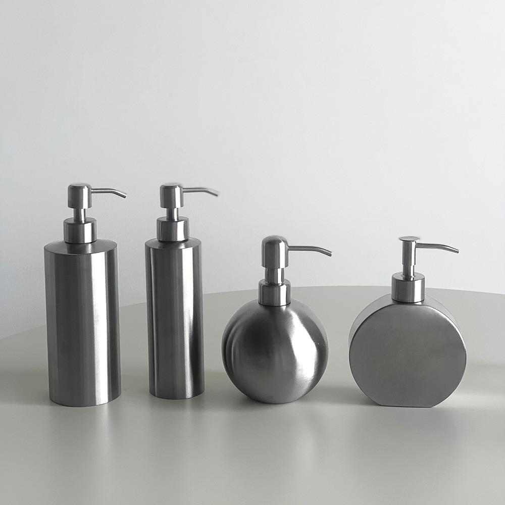 안녕바스 욕실 디스펜서 SUS304 스텐 샴푸 핸드워시 주방 세제 리필용기 공병 물비누