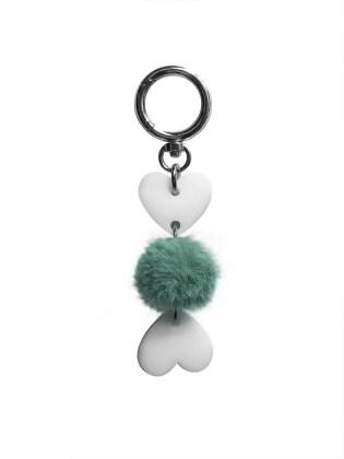 SOFT WHITE CANDY KEYRING MINT