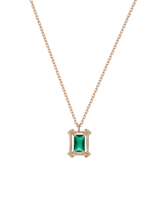 14K NOSTALGIC 스퀘어스톤 목걸이_JAHNYF121