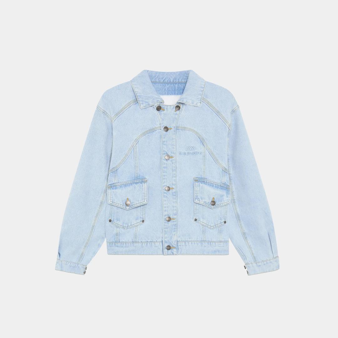 Eddy Pale Denim Boxy Jacket