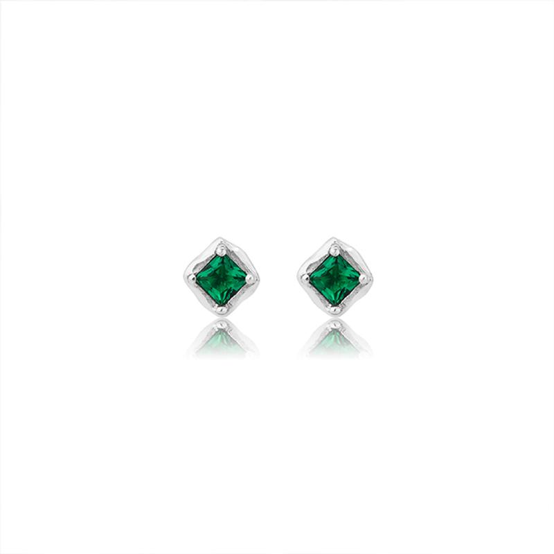 아이스 이어링(green)(실버925)(1PCS)