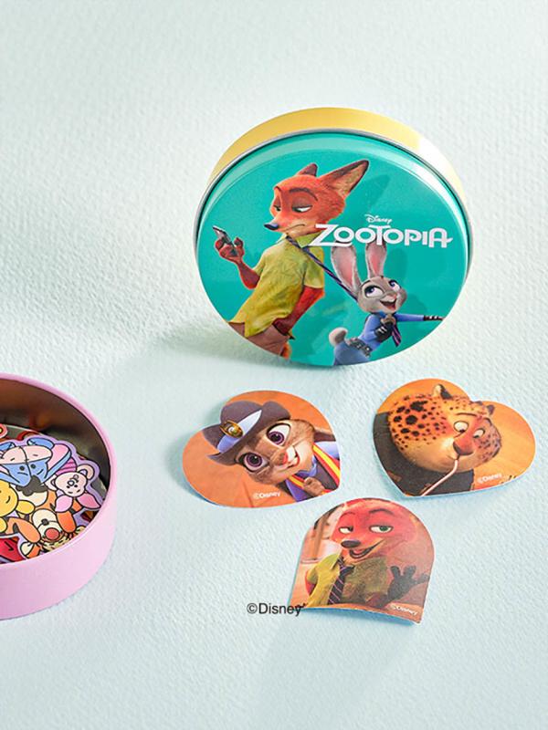 디즈니 주토피아 틴케이스 스티커 세트