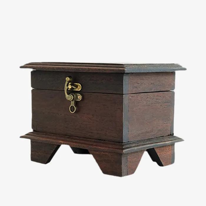 오크테일 엔틱 원목 보석함 2size