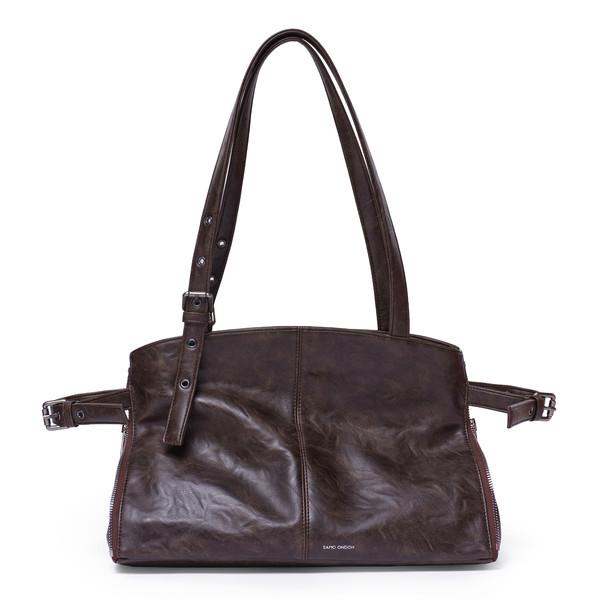 지퍼쇼퍼백 zipper shopper bag M baked moca