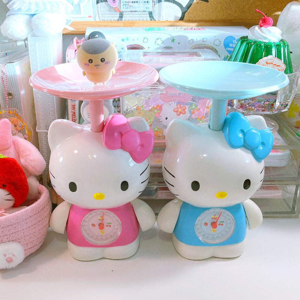 [중고] [마이버터솝] 헬로키티 소형 저울 헬로키티저울장식 헬로키티저울 키티미니저울