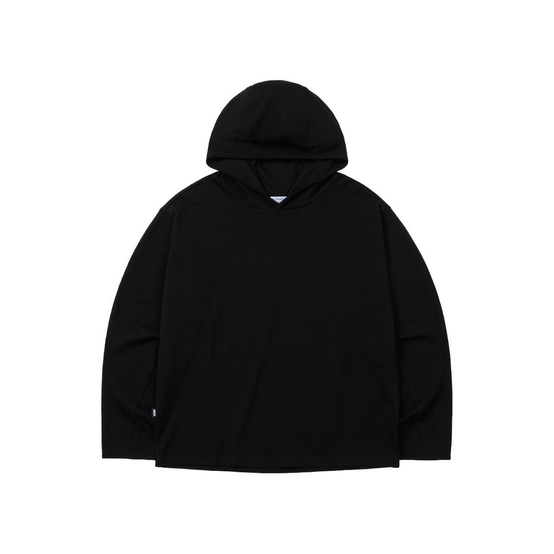 드라이 하이브리드 롱슬리브 후디 - 블랙 [04월 09일 순차발송]