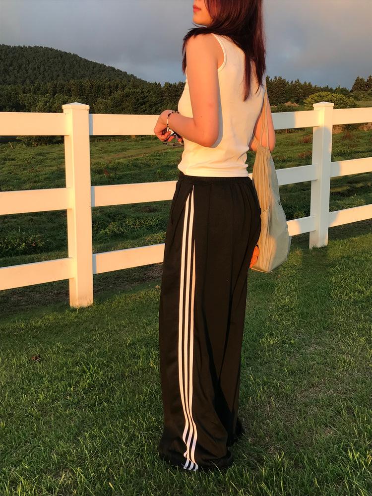 [핏강추/가성비굳] 피터 사이드 라인 핀턱 루즈핏 트레이닝 팬츠(3C)