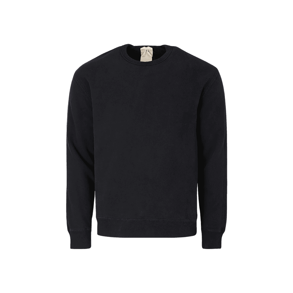 텐씨 백 로고 패치 맨투맨 블랙 (22FW)