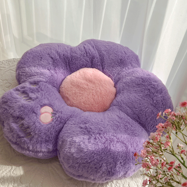 푹신 사계절 꽃방석쿠션