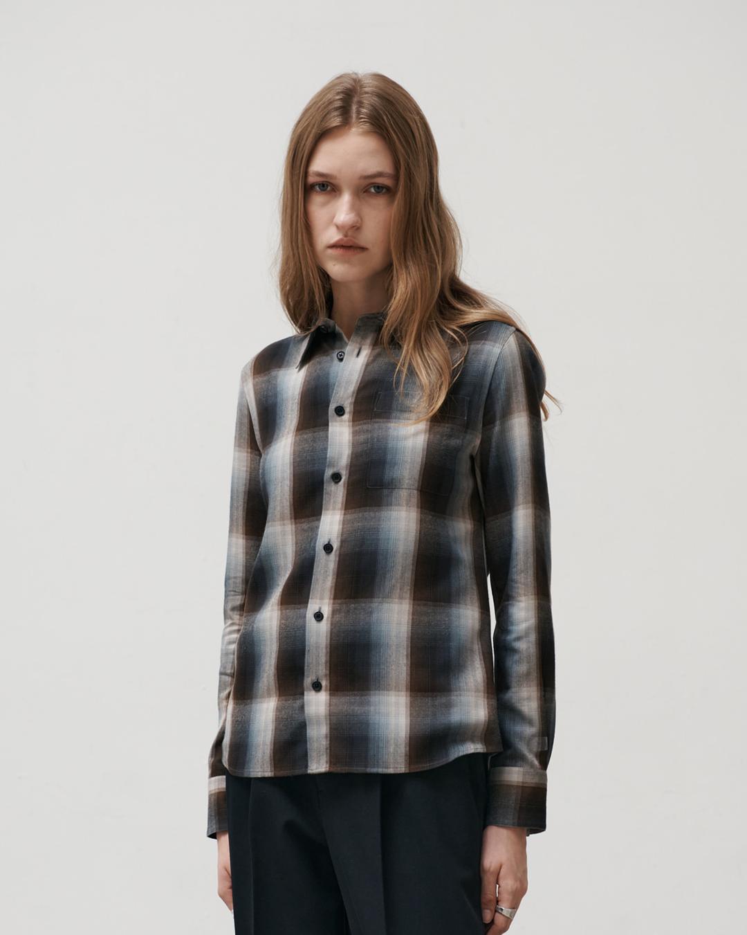 Slim check shirt