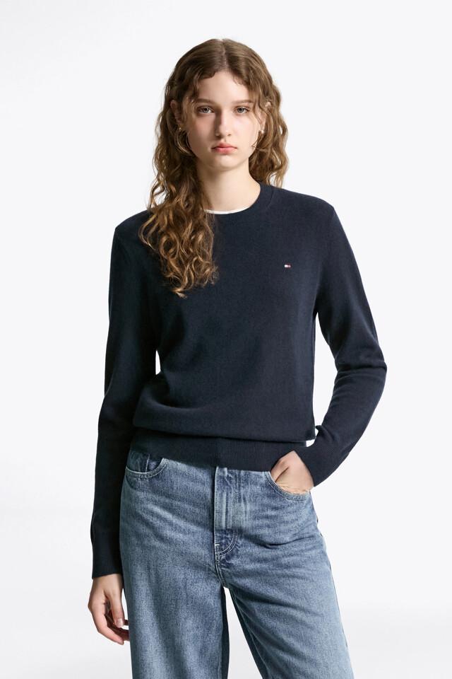 캐시미어 롱 슬리브 스웨터