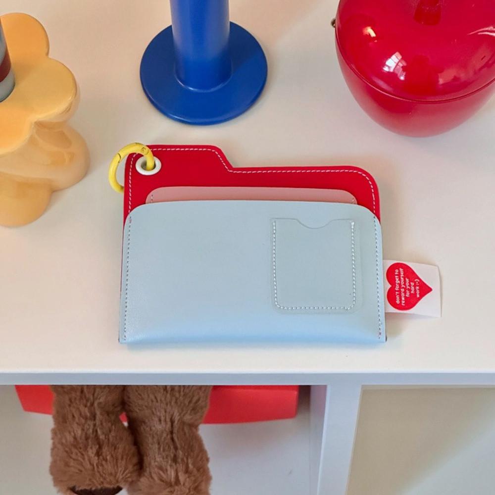 수심 Work Hard Wallet(9 Type) 워크 하드 카드 지갑 여권 반지갑 유니크 여름