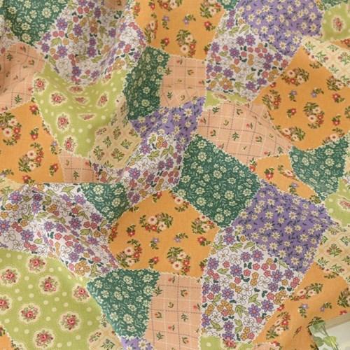 [Fabric] 델라코타 패치 패턴 린넨