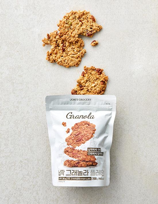 [조니스 그로서리] 납작 그래놀라 200g