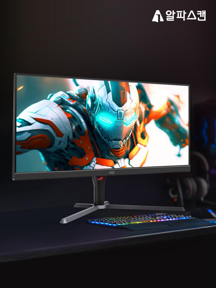[강세일] 알파스캔 AOC U34G3XM/EU 게이밍 144Hz 울트라와이드 모니터