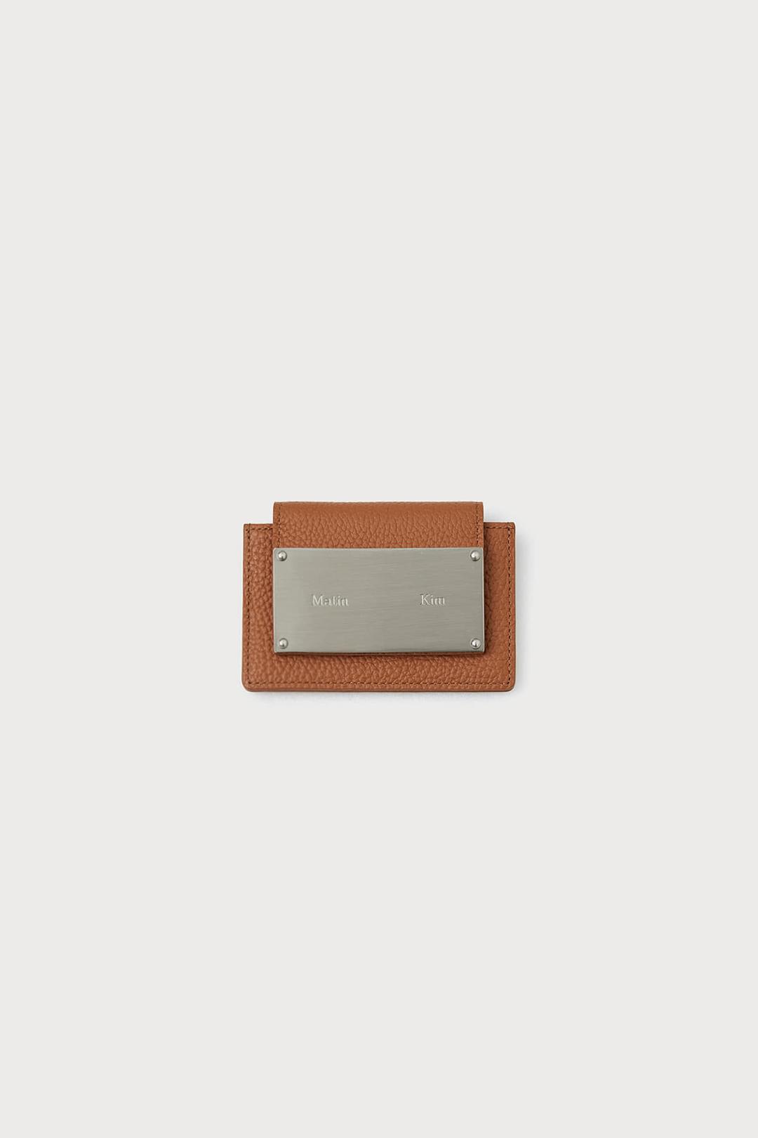 ACCORDION WALLET IN BROWN