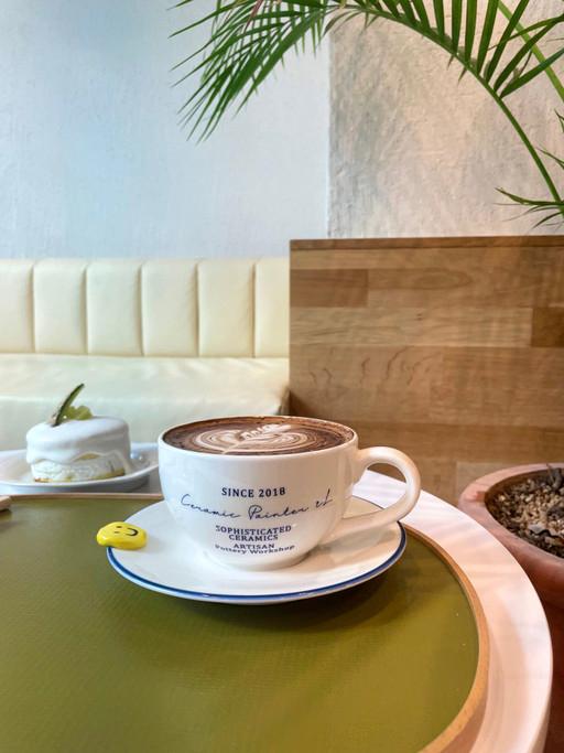 해피스마일레터링라떼잔세트