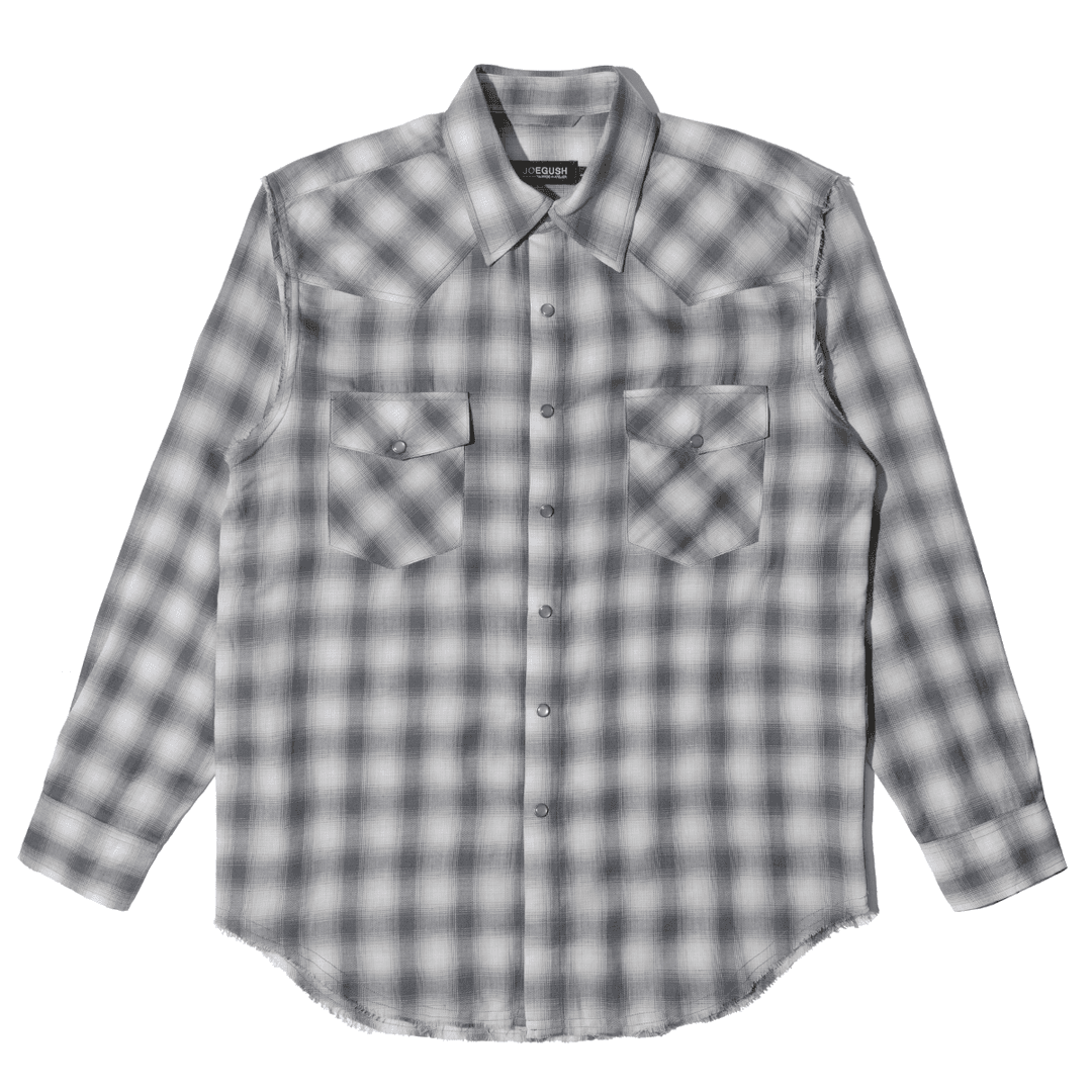 Kurt 3 Flannel Shirt (Grey)