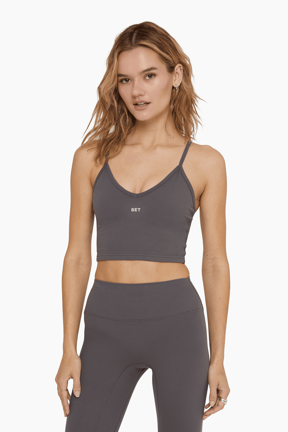 FORMCLOUD® MINI V LONGLINE BRA - GRAPHITE - Graphite / S