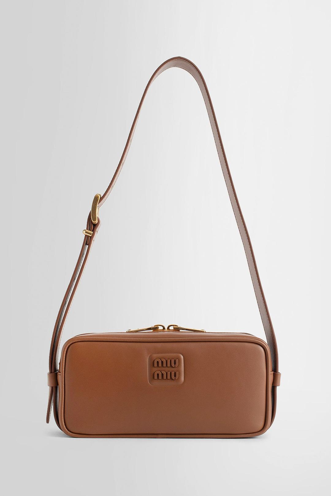 미우 미우 우먼스 브라운 스몰 숄더백