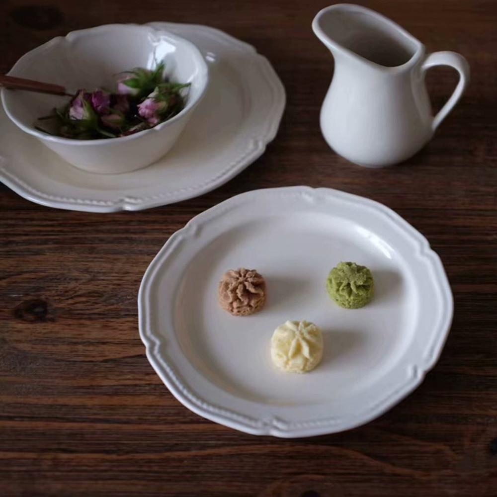 수입 미국빈티지 복고 레트로 디저트 플레이팅 접시