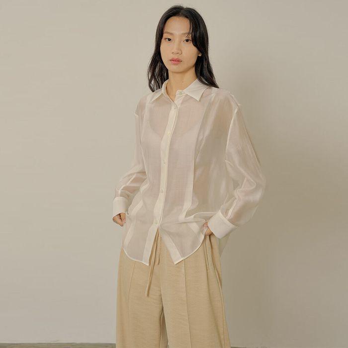 [10차 재입고] Tencel soft shirt_ivory