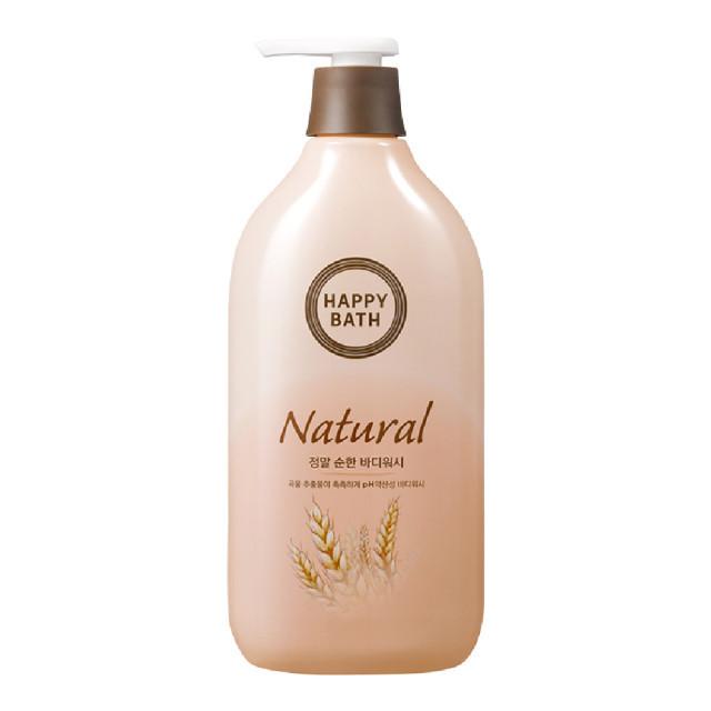 해피바스 내추럴 정말 순한 바디워시 파우더향 900ml