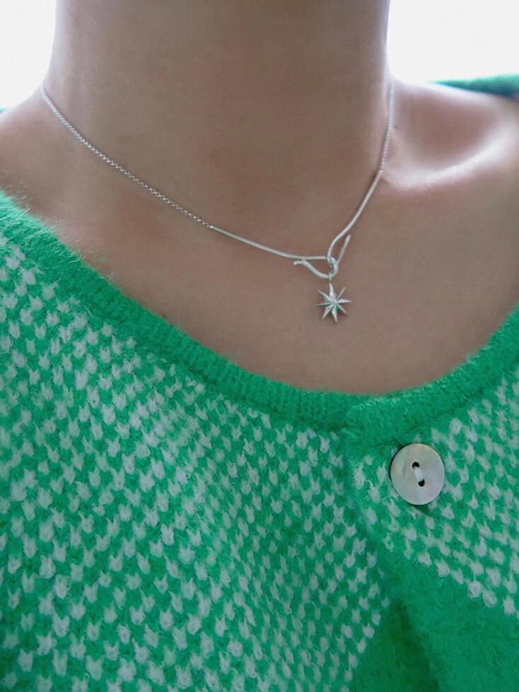BABY STAR 001 NECKLACE(2color)-silver