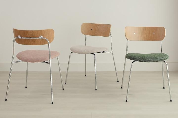 레브 식탁 의자 폴란드 DAVIS 기능성 패브릭 카페의자 인테리어