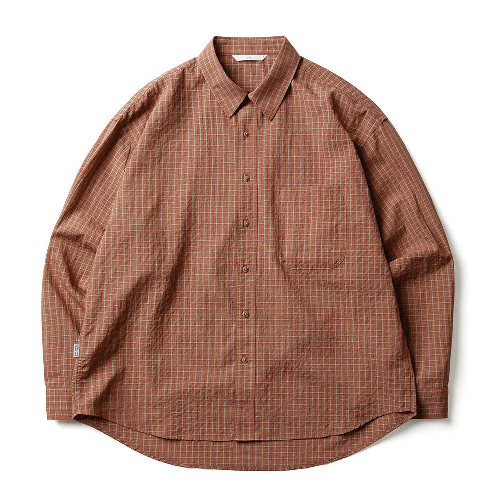 [ESFAI] S.C VINTAGE L/S SHIRTS (CARROT CHECK)