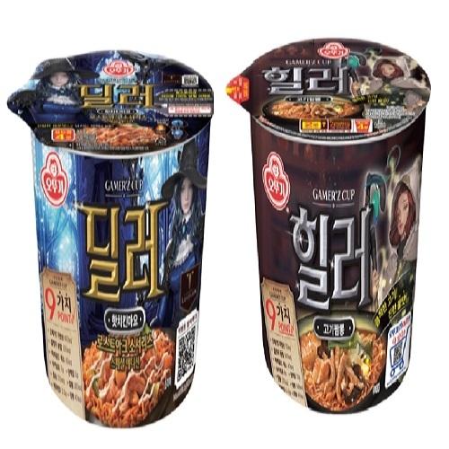 [오뚜기] 딜러(핫치킨마요)/ 힐러(고기짬뽕) 컵라면 12개입 x 1박스 (업체별도 무료배송)
