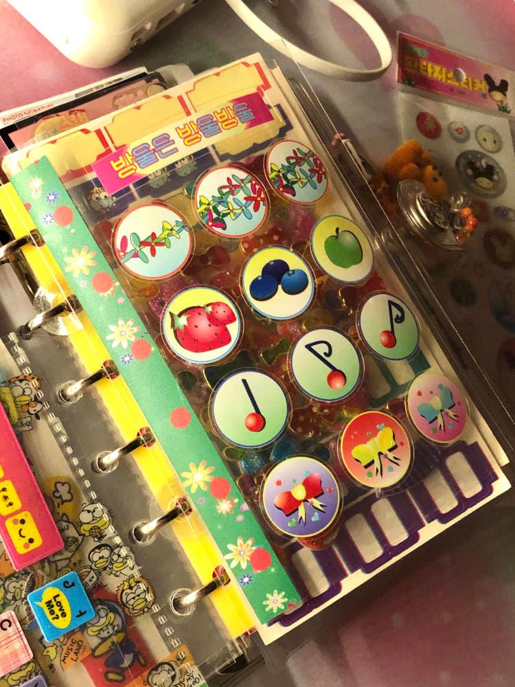 방울은 방울방울 원형 투명 다꾸 폰꾸 스티커