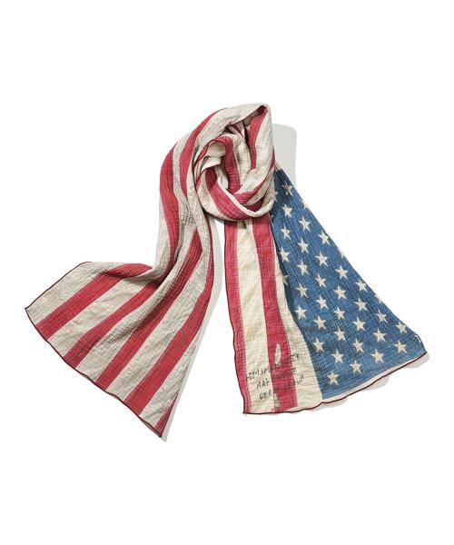 PETERS USA FLAG SCARF - RED
