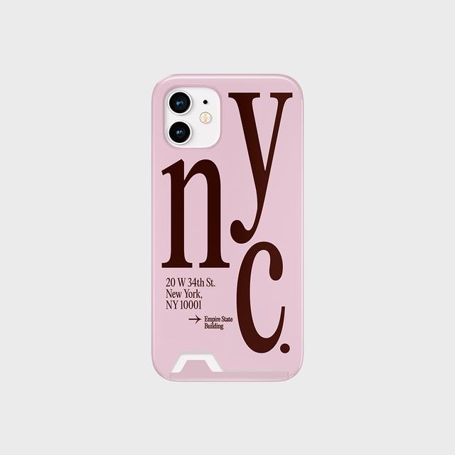 NYC phone case (pink)