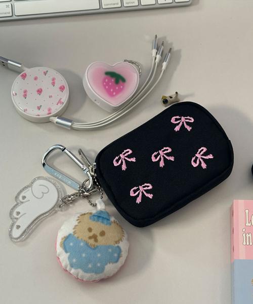 Ribbon Pattern Card Wallet  카드지갑