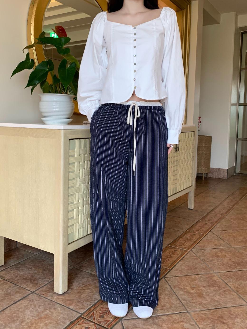 프릴리 DW. Lace Colors Cotton Pants [New Color]